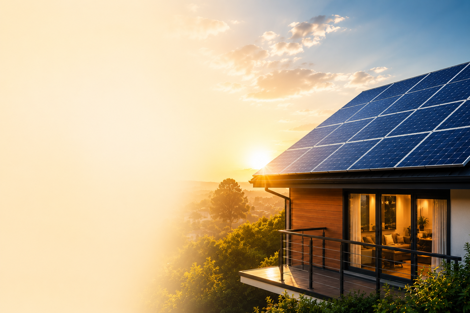 Residential rooftop solar panel installation in Ahilyanagar